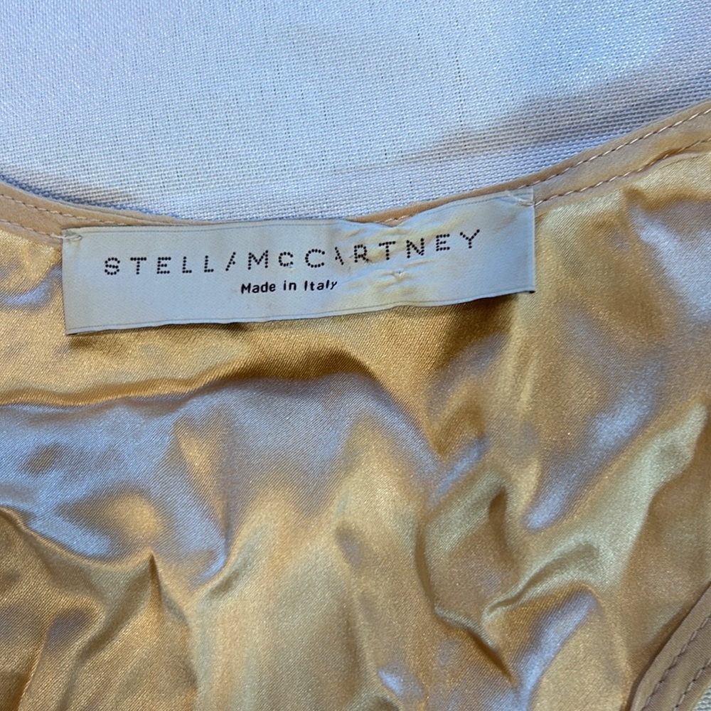 Stella McCartney Cream Sleeveless Top Blouse - Picture 5 of 8